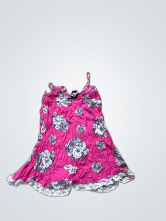 Pink Floral Romper