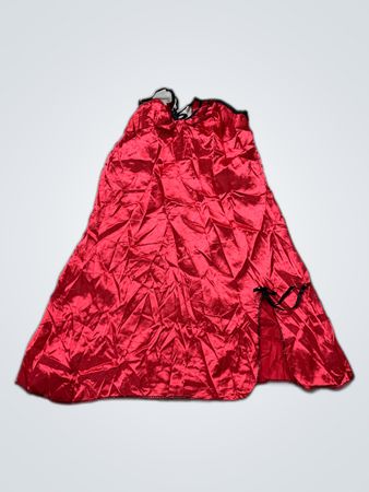 Red Satin Dress