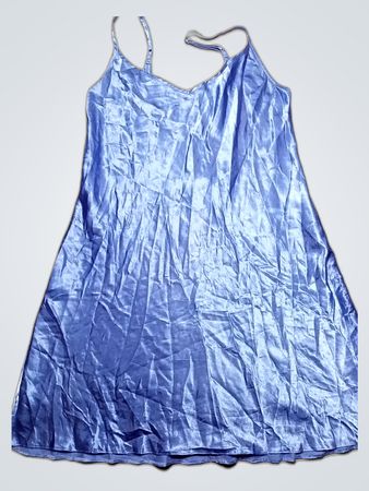 La Senza Blue Silk Chemise