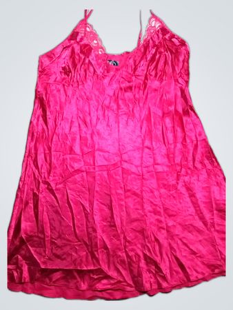 F&F Pink Satin Slip Dress