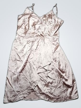 Pink Satin Dress