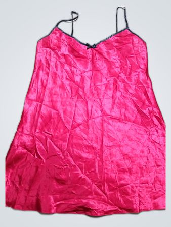 Pink Satin Nightgown