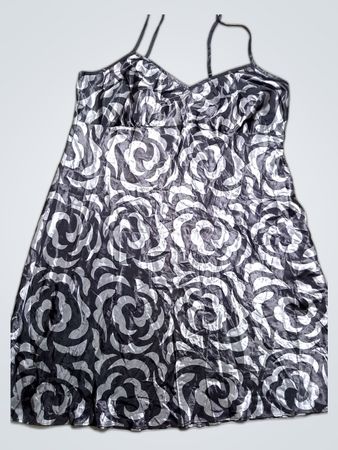 Black and White Floral Dress