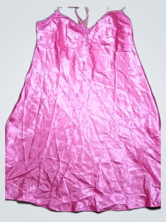 Pink Satin Chemise