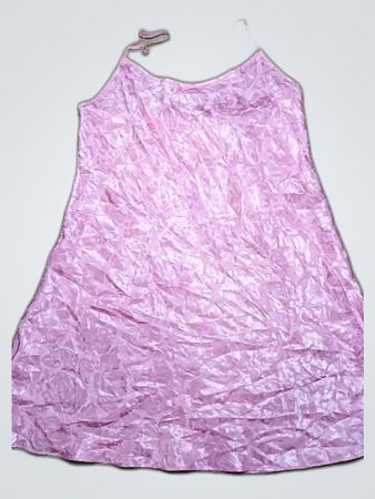 Pink Satin Dress