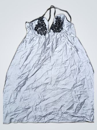 Grey Halter Neck Dress