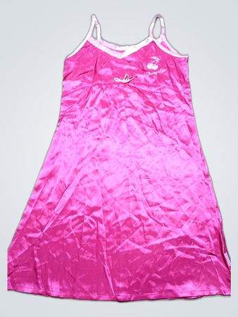 Pink Satin Nightgown