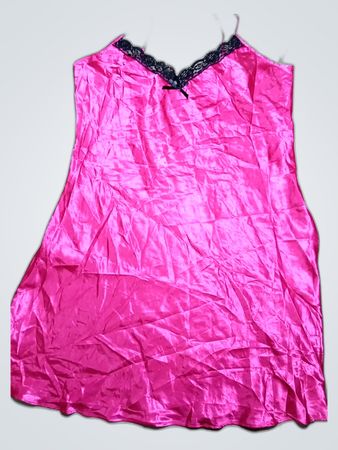 Sorbet Pink Satin Nightgown