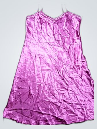 Pink Satin Nightgown
