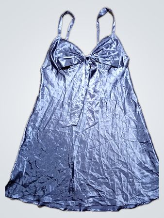 La Senza Grey Satin Chemise