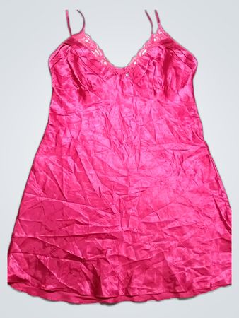 Pink Satin Nightgown