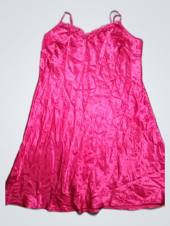 Pink Satin Nightgown