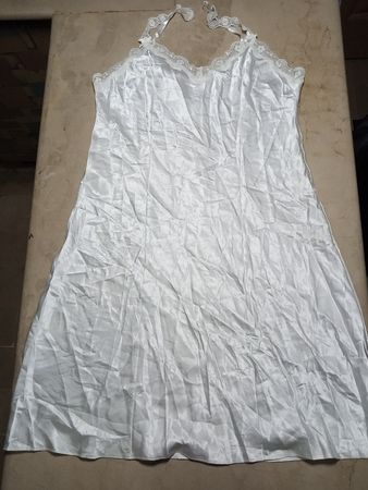 White Satin Nightdress
