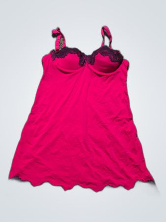 H&M Pink Lace Trim Chemise
