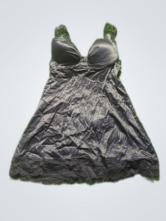 La Senza Black Satin Slip Dress
