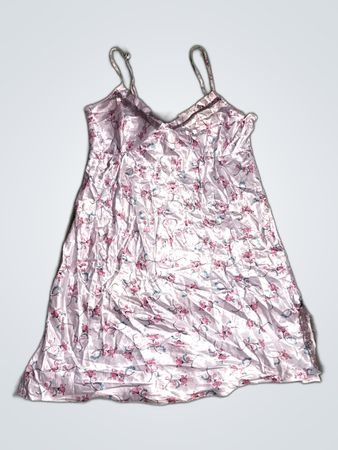 Silk Floral Nightgown