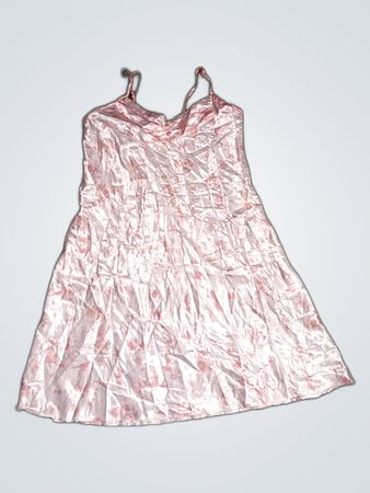 Pink Satin Dress