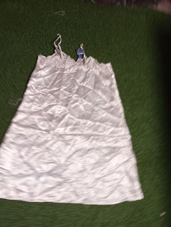Lady Selena White Satin Dress