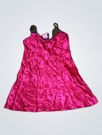 Pink Satin Dress