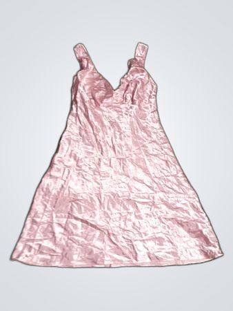 Pink Satin Dress