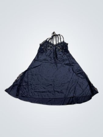 Black Lace Trimmed Chemise