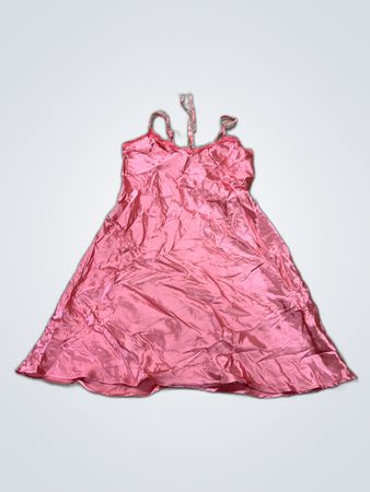 Pink Satin Dress