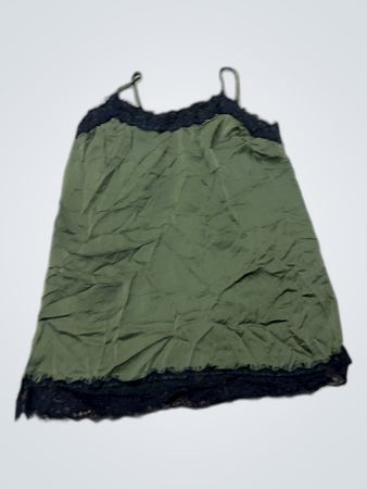 Green Lace Trim Camisole