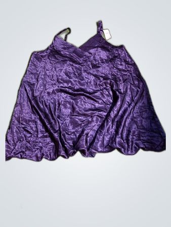 Purple Satin Dress