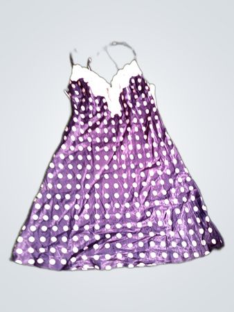Purple Polka Dot Dress