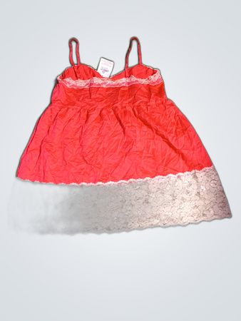 Debra Coral Lace Trim Dress