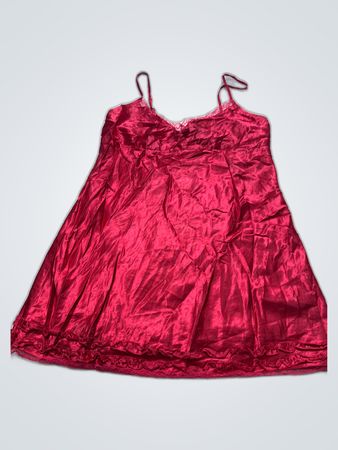 Jolinesse Red Satin Chemise