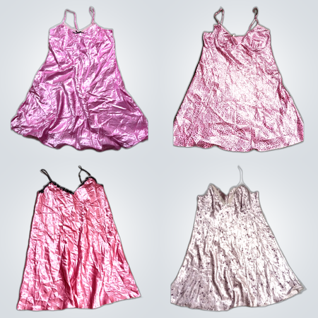 Y2K Pink Floral Dresses