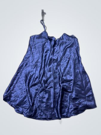 Blue Satin Chemise