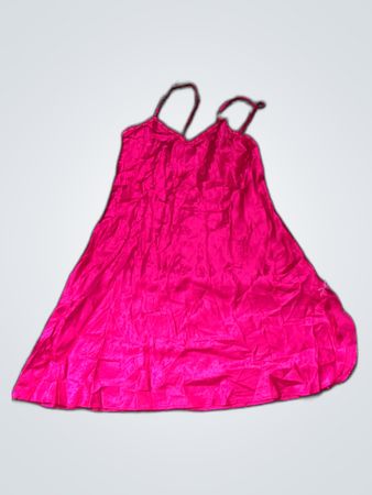 Pink Satin Dress