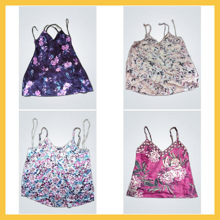 Blusas de alça estampadas
