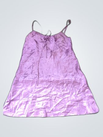 Pink Satin Dress