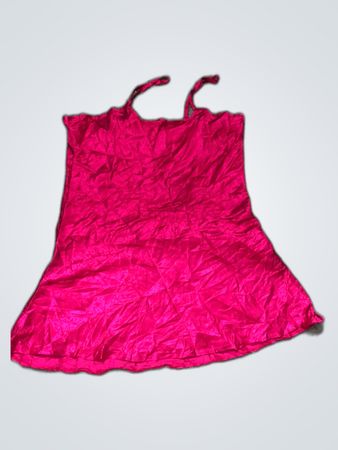 Pink Satin Dress