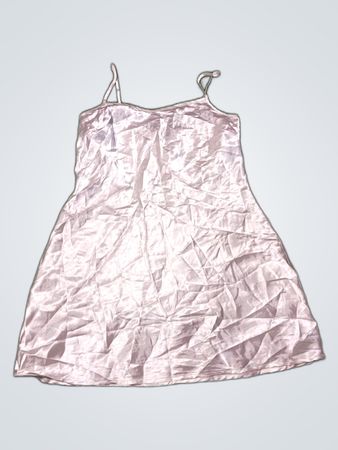 White Satin Dress
