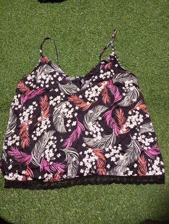Sarah Jayne's Floral Lace Trim Camisole