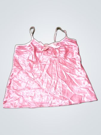 Pink Satin Cami