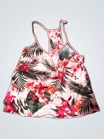 Floral Halter Neck Dress