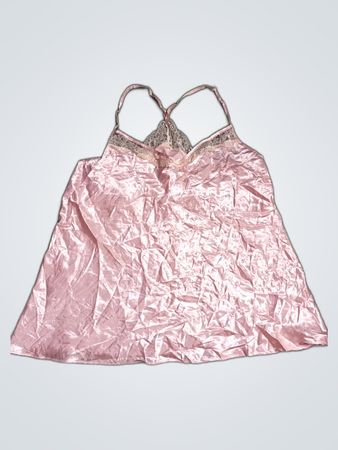 Pink Satin Nightgown