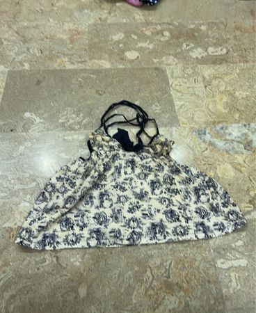 Bralette with Floral Pattern