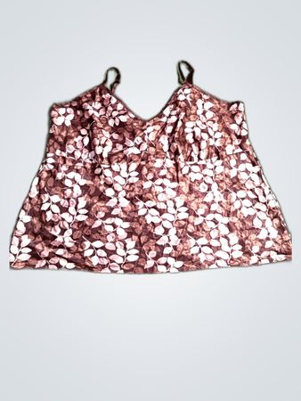 Brown Floral Top