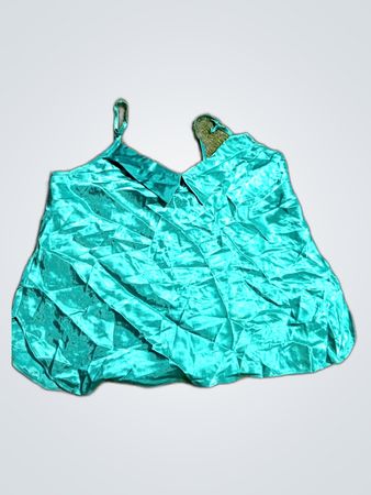 Teal Satin Camisole