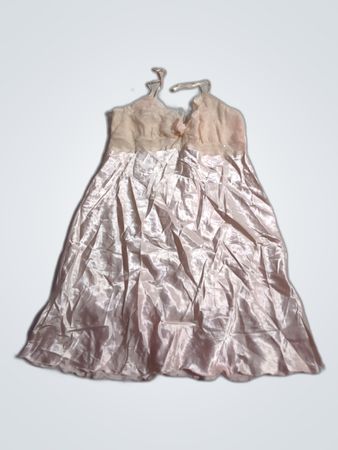 Pink Satin Dress