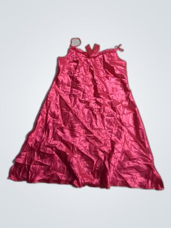Pink Satin Dress