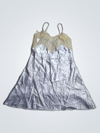 White Satin Nightgown