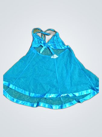 Blue Sheer Dress