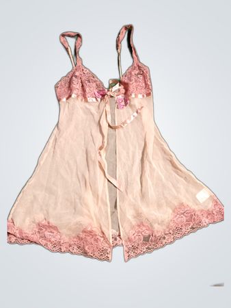 La Senza Pink Lace Chemise
